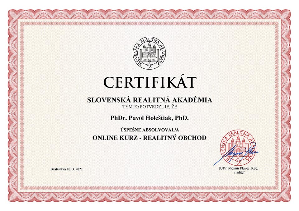 Certifikát