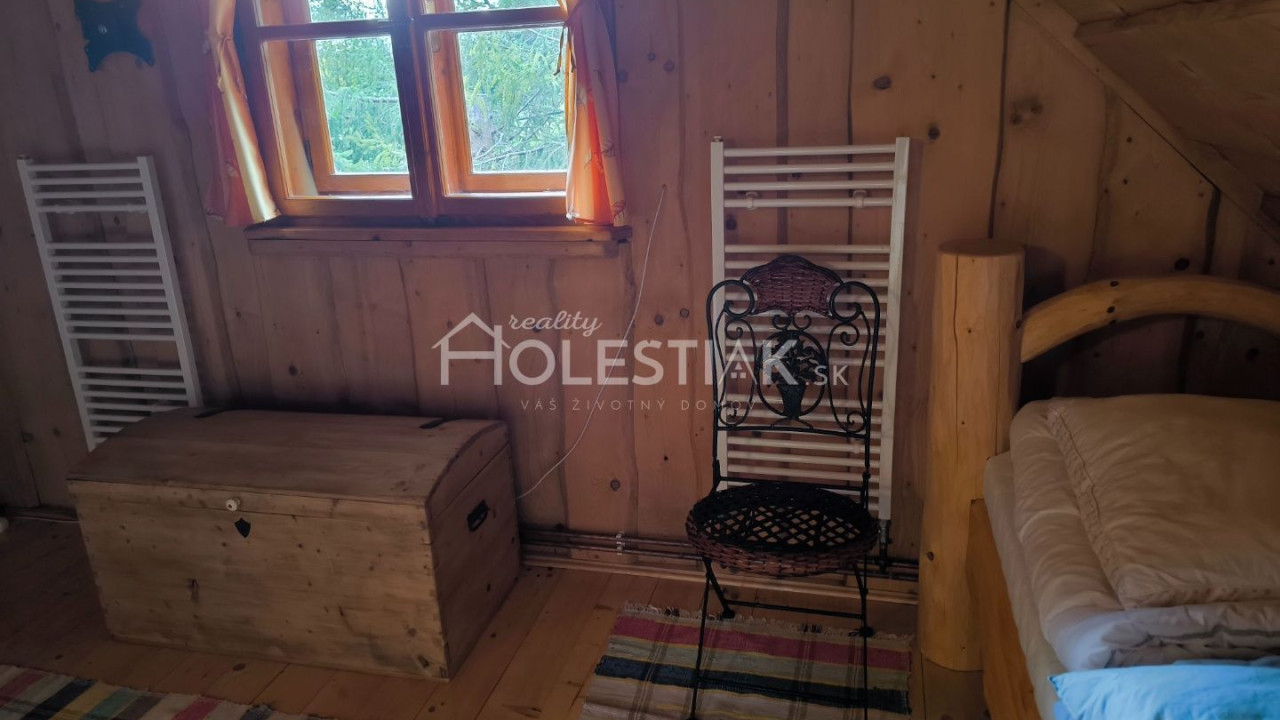 Zvýhodnená cena Predám krásny štýlový zrub na Kysuciach, Skalité TOP stav