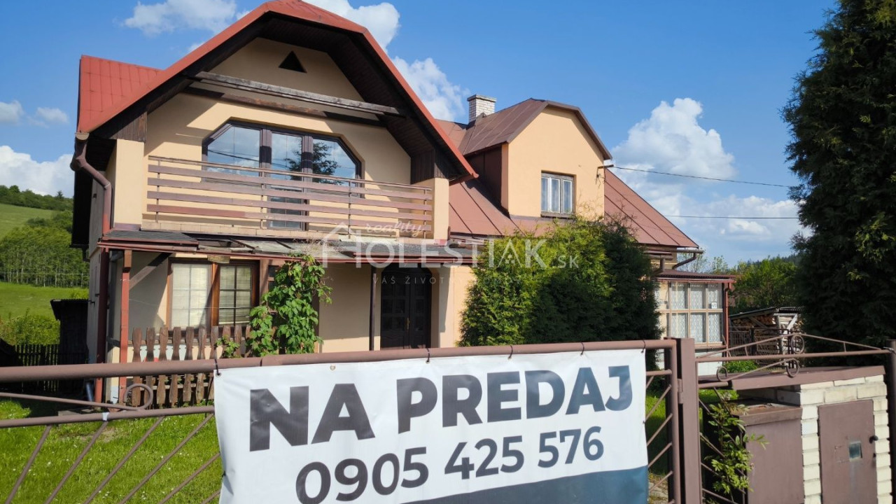 Rezervované - Predám dvojdom Čadca, Milošová s veľkým pozemkom, všetky IS