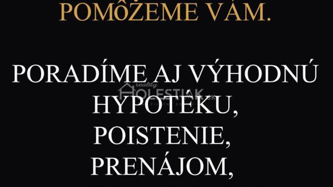 Predám 2+1 byt na Žarci, iba u nás 