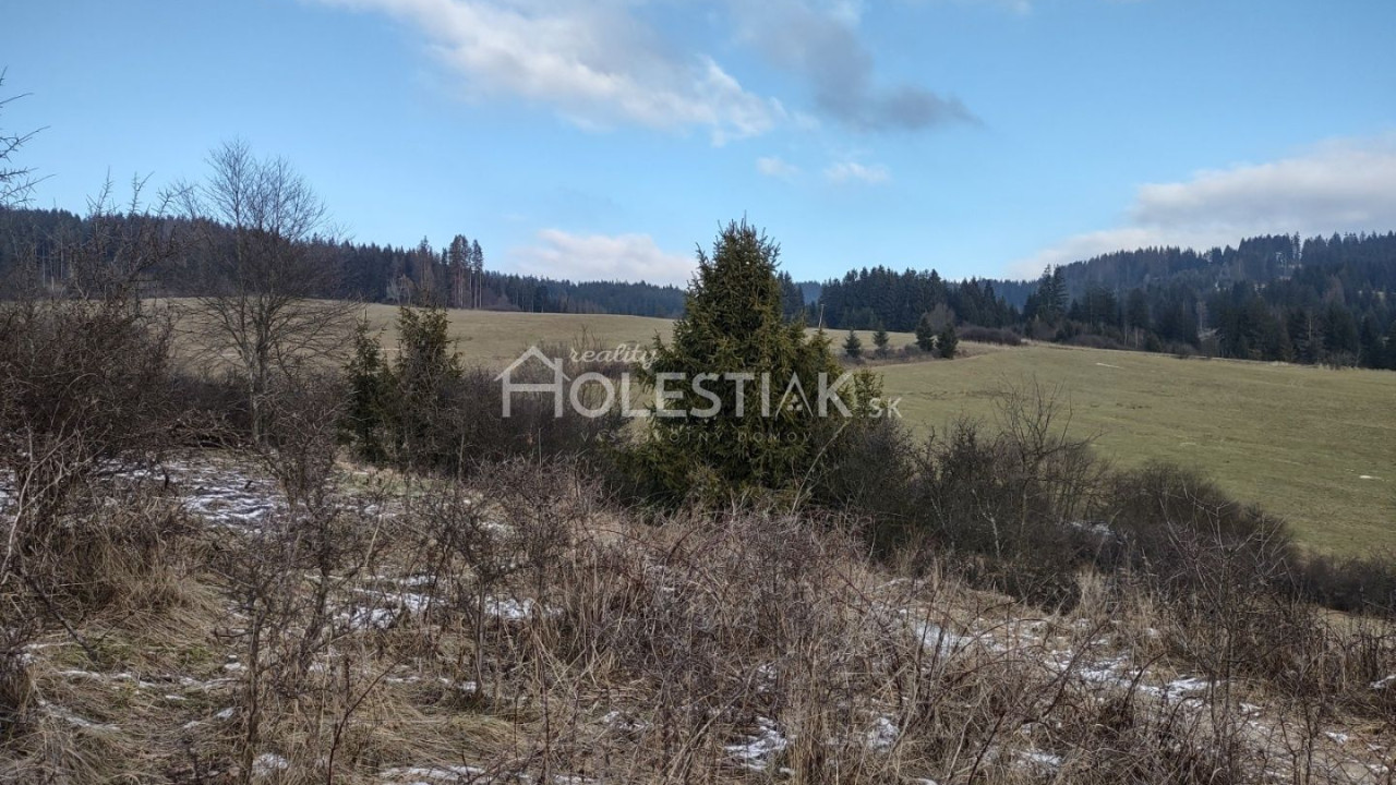 Predám menší pozemok na chatu Raková, okr. Čadca, krásne výhľady