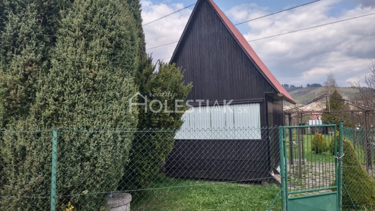 Rezervované - Exkluzívne predám záhradný domček, pozemok 514 m2 Kysucké Nové Mesto